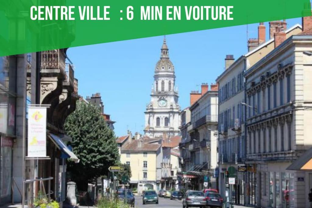Spacieux - Proche-Gare - Parking Bourg-en-Bresse Dış mekan fotoğraf